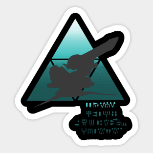 Space Jockey Engineer Prometheus grey Sticker